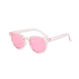 🆕Pink Tinted Round Lens Sunglasses